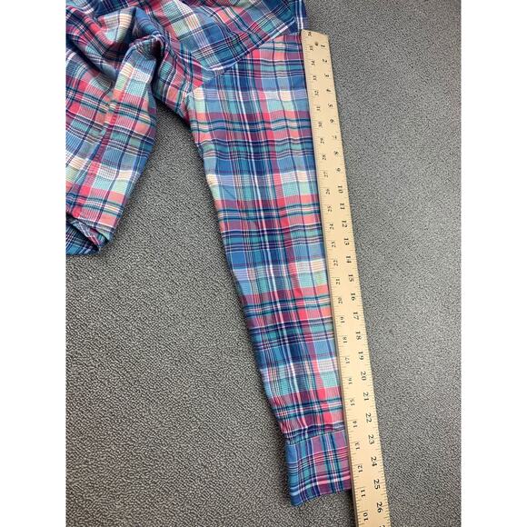 Polo Ralph Lauren Men Large Red Multi Color Plaid Cotton Flannel - Picture 8 of 9